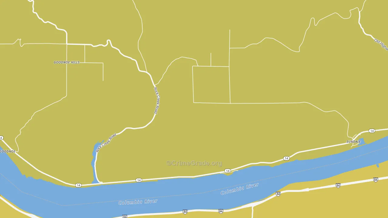 Sundale, WA Map of Assault Rates