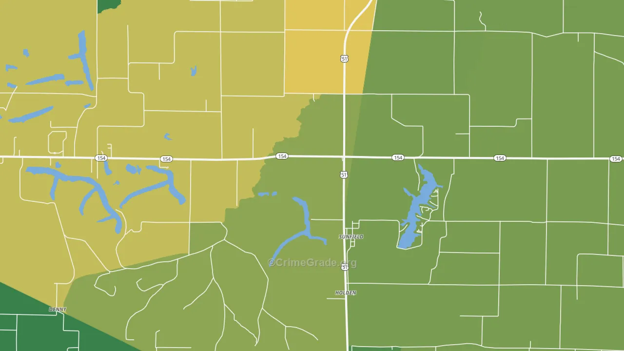 Sunfield, IL Map of Assault Rates