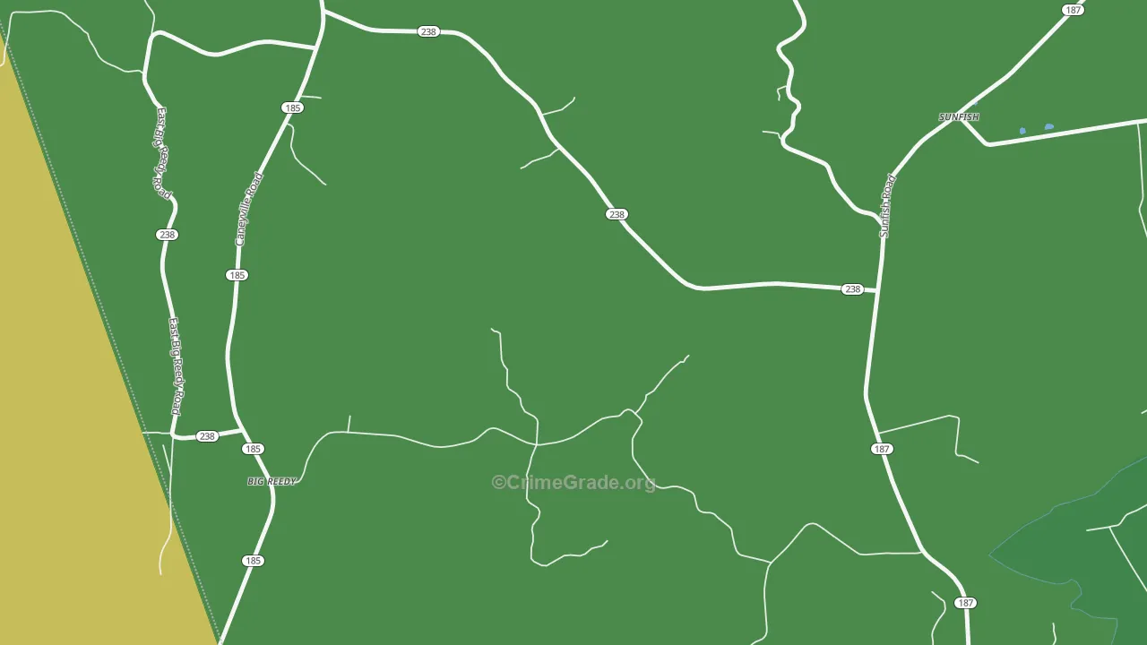 Sunfish, KY Map of Assault Rates
