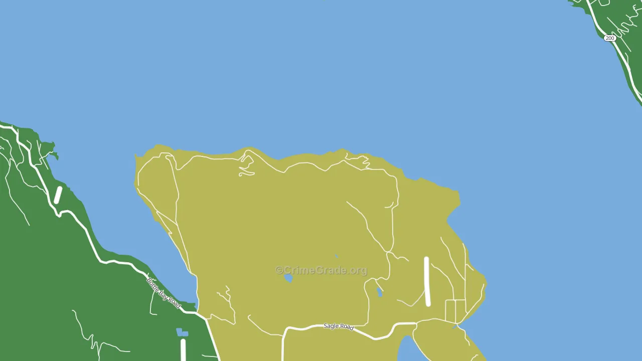 Sunnyside, ID Map of Assault Rates