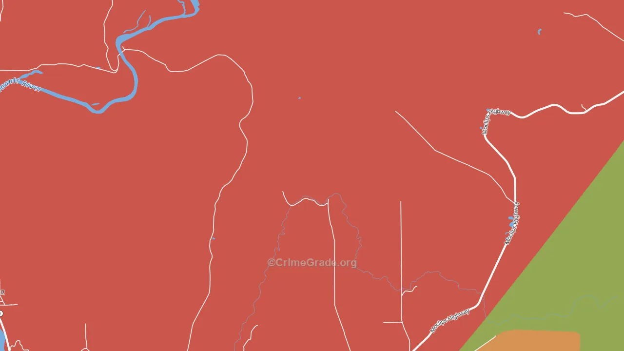 Sunset Beach, WA Map of Assault Rates