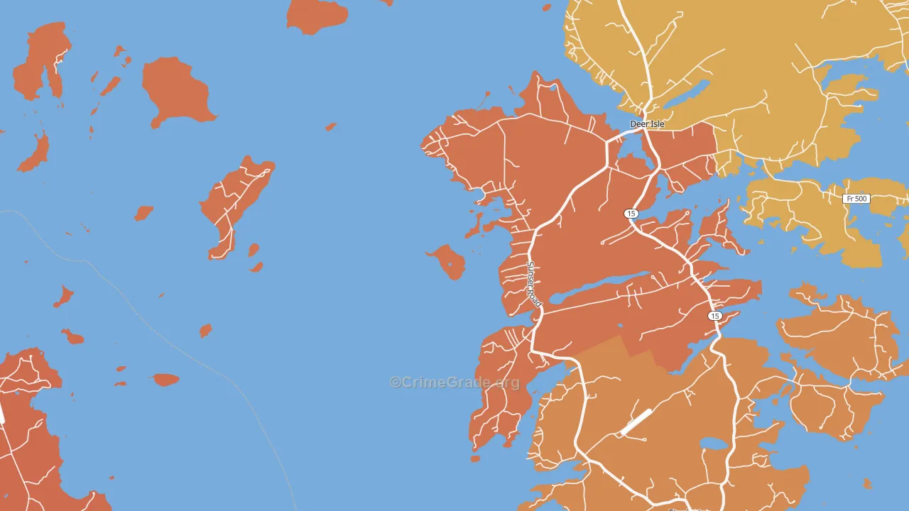 Sunset, ME Map of Assault Rates