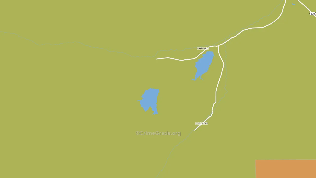 Sunshine, WY Map of Assault Rates