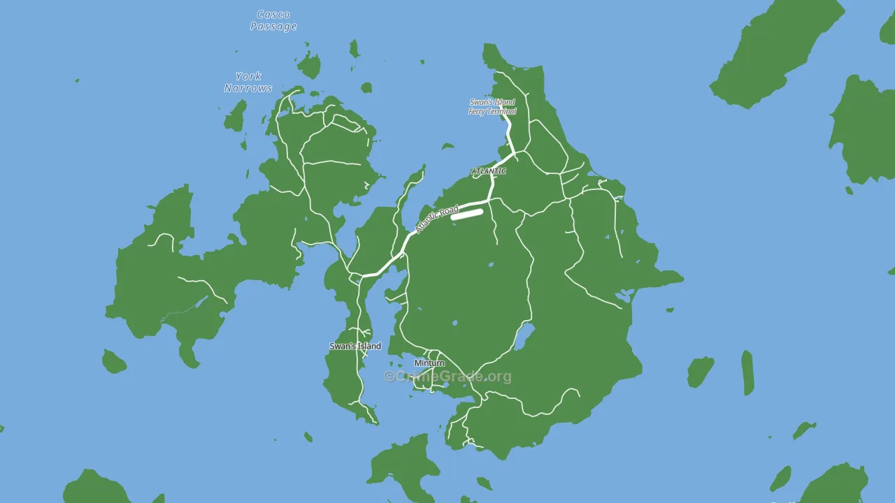 Swans Island, ME Map of Assault Rates