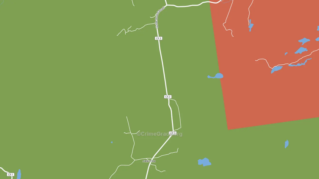 Swastika, NY Map of Assault Rates