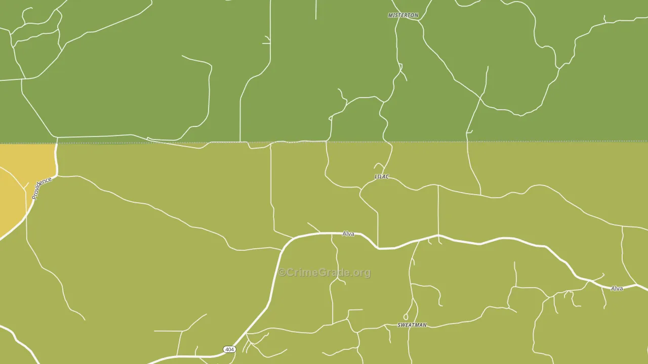 Sweatman, MS Map of Assault Rates