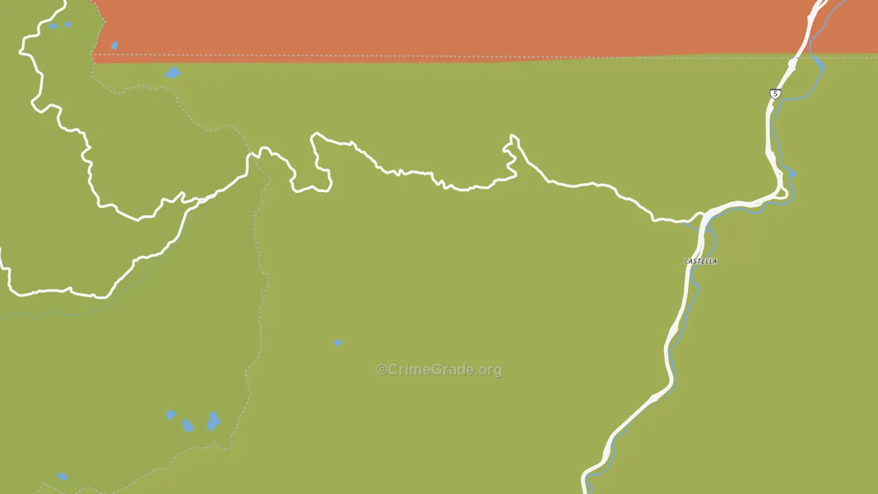 Sweetbriar, CA Map of Assault Rates