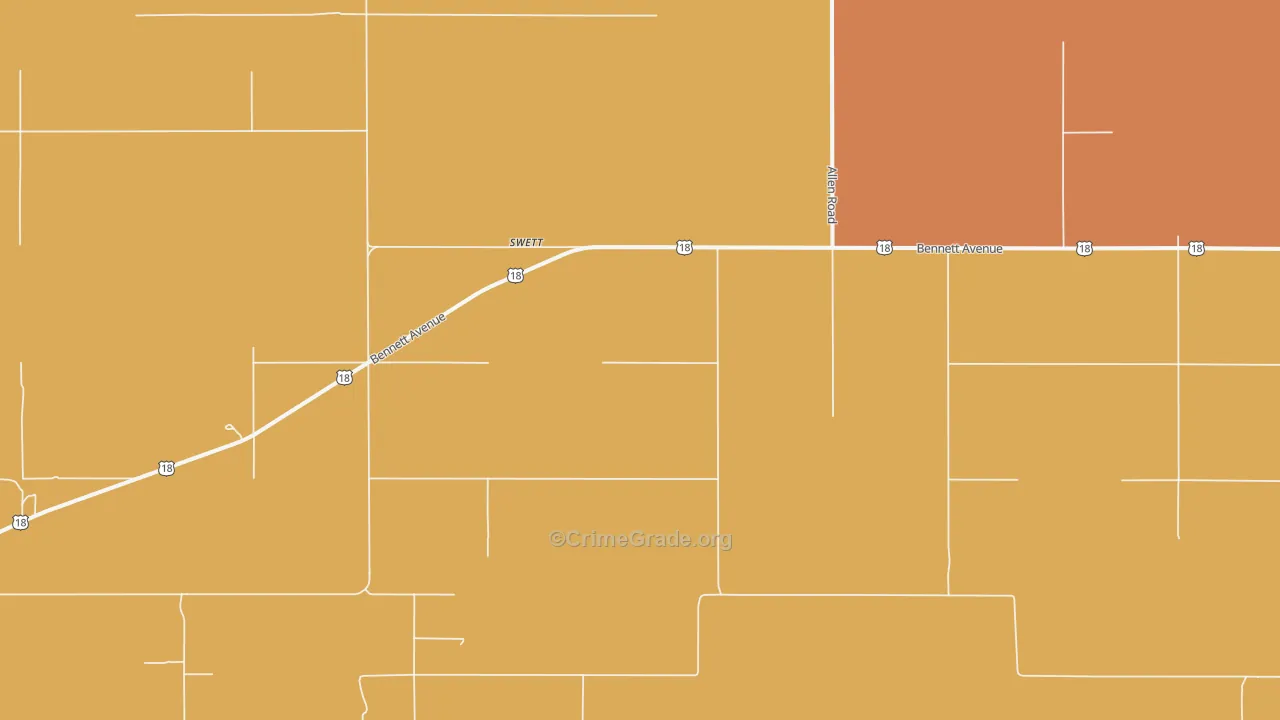 Swett, SD Map of Assault Rates