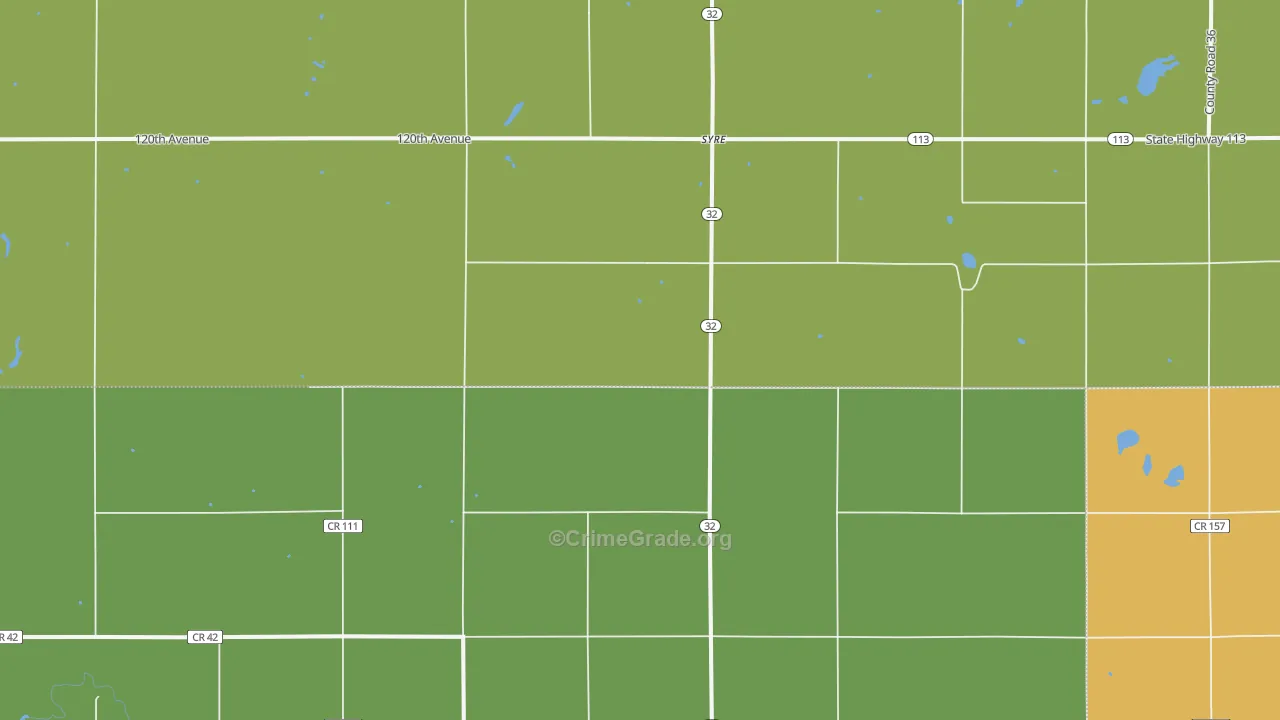 Syre, MN Map of Assault Rates