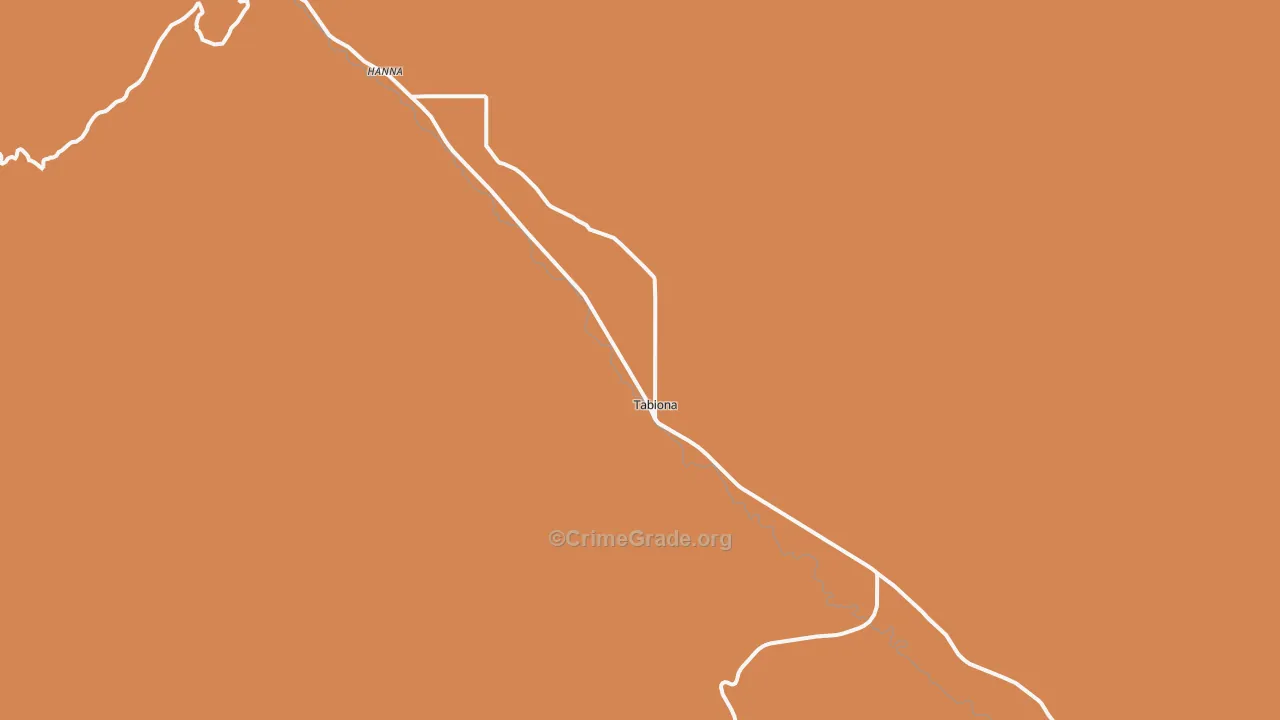 Tabiona, UT Map of Assault Rates