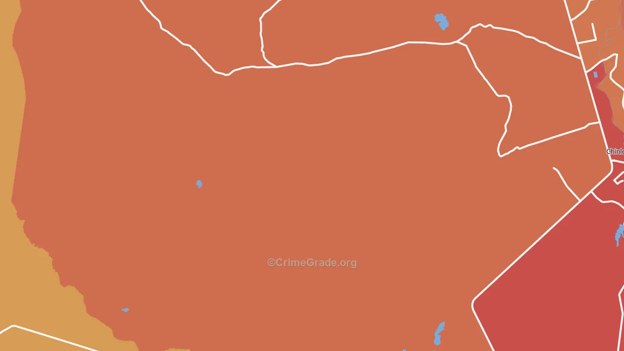Tahchee, AZ Map of Assault Rates