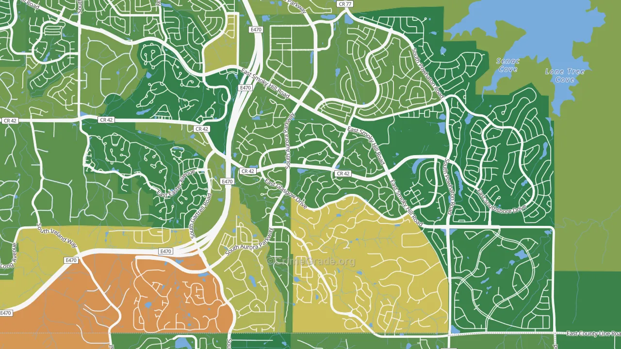 Tallyn's Reach, Aurora, CO Map of Assault Rates