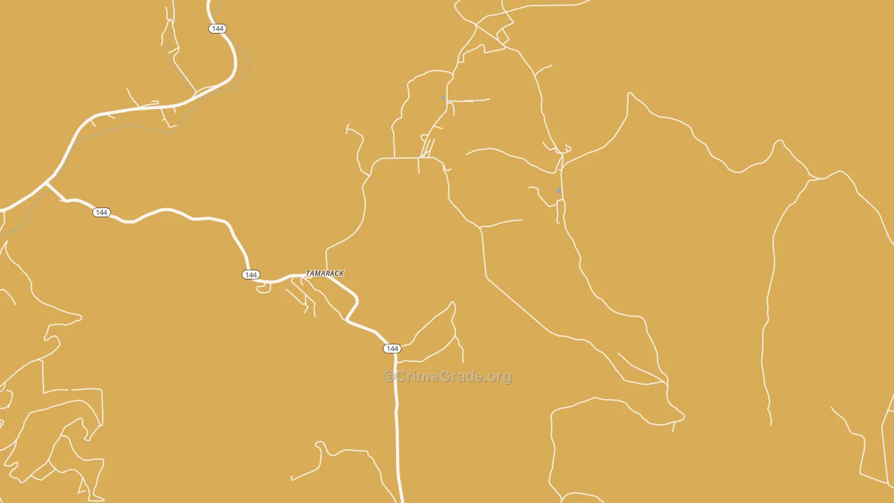 Tamarack, PA Map of Assault Rates