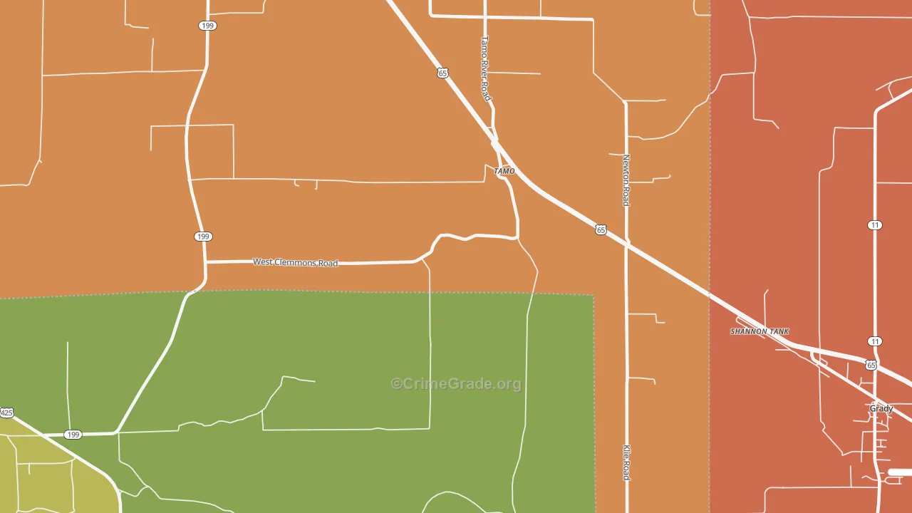 Tamo, AR Map of Assault Rates