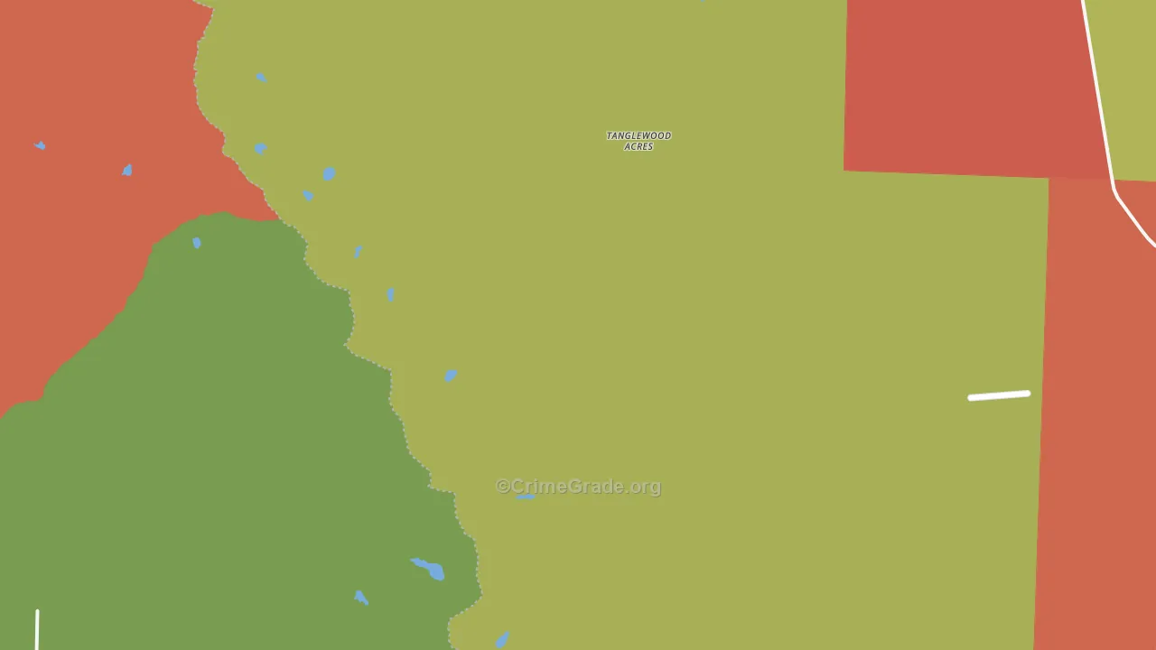 Tanglewood Acres, CO Map of Assault Rates