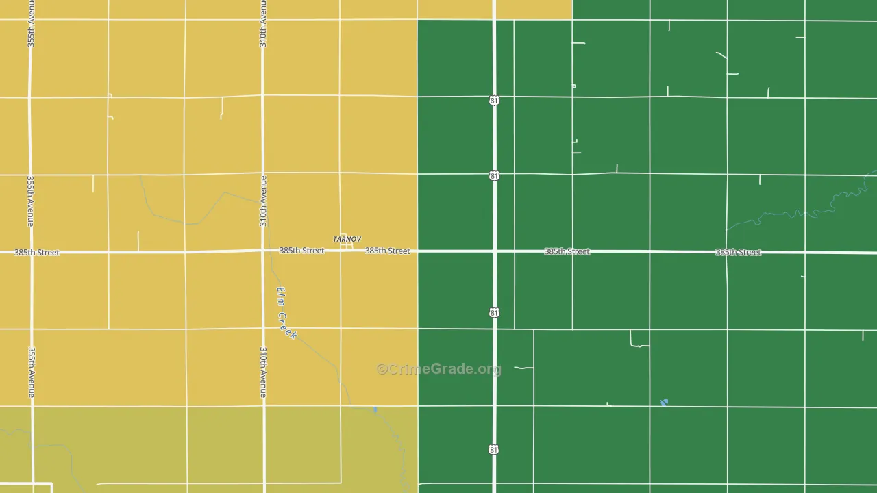 Tarnov, NE Map of Assault Rates