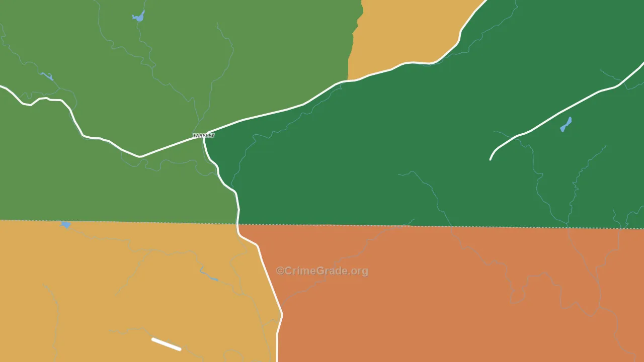 Tarpley, TX Map of Assault Rates