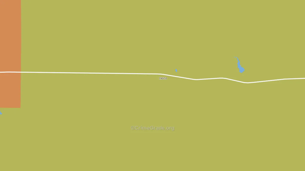 Tasco, KS Map of Assault Rates