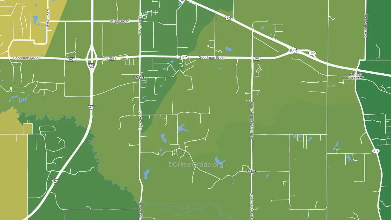 Taska, MS Map of Assault Rates