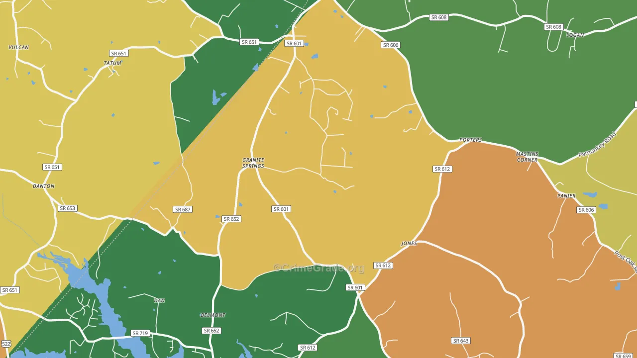 Tatum, VA Map of Assault Rates