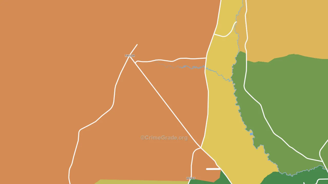 Taylor, FL Map of Assault Rates