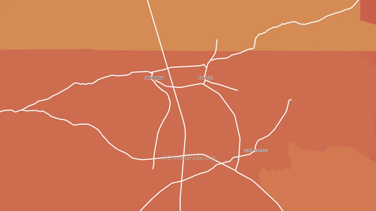 Tees Toh, AZ Map of Assault Rates