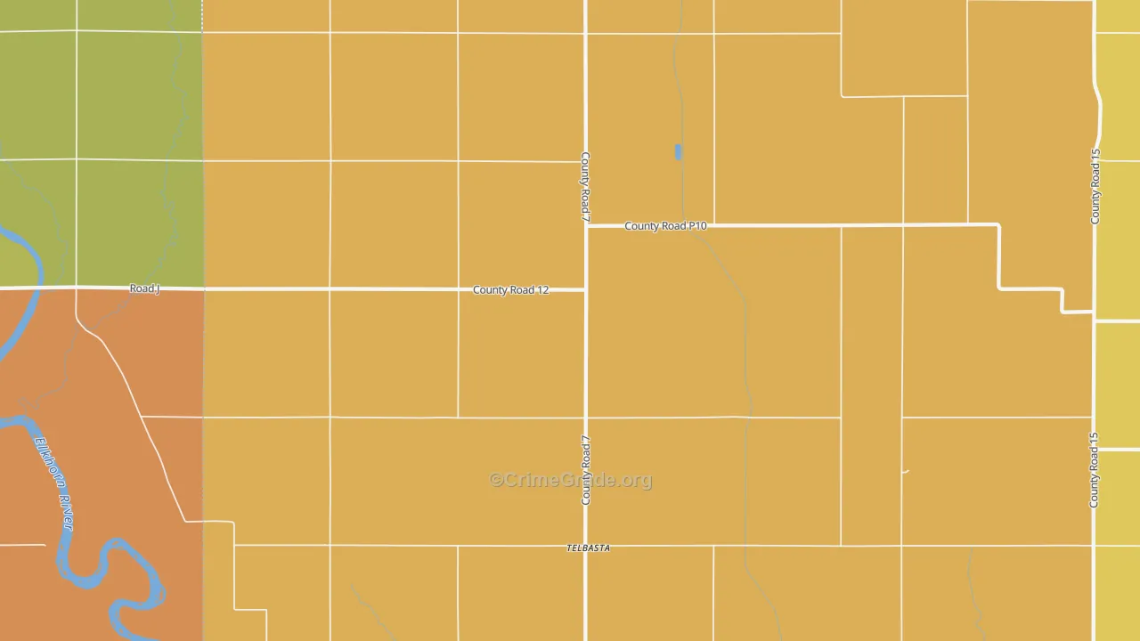 Telbasta, NE Map of Assault Rates