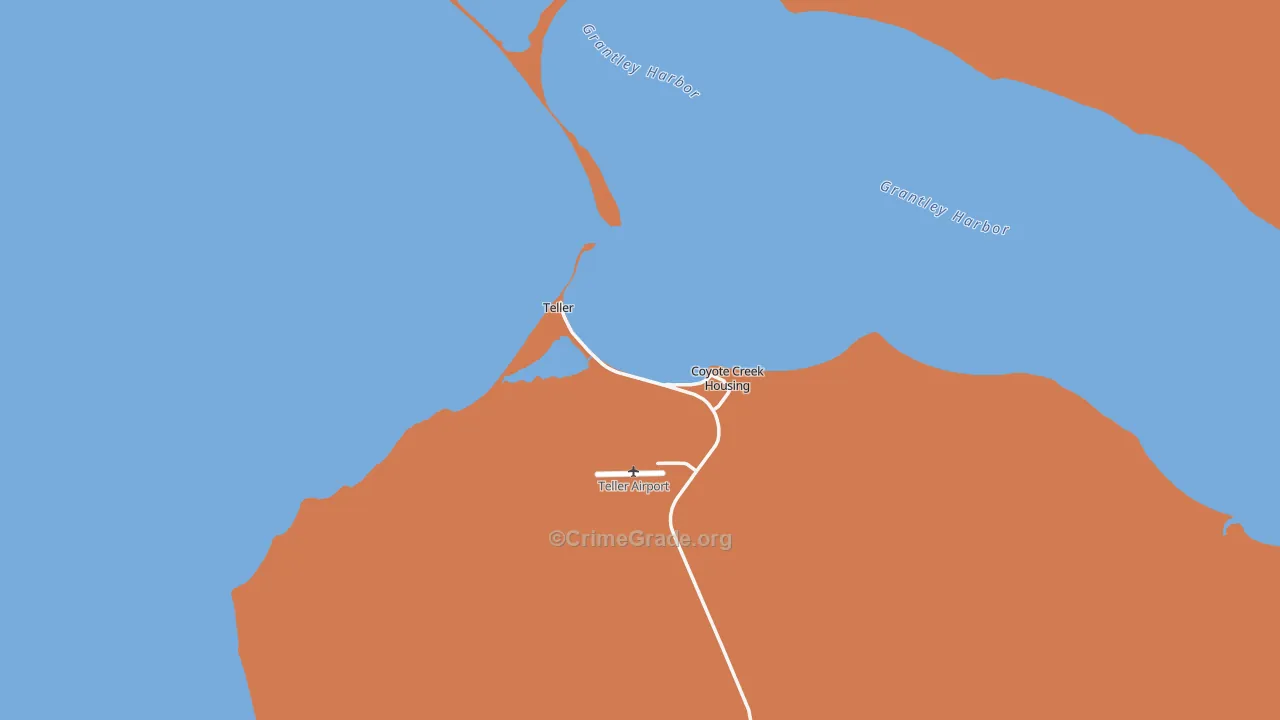Teller, AK Map of Assault Rates