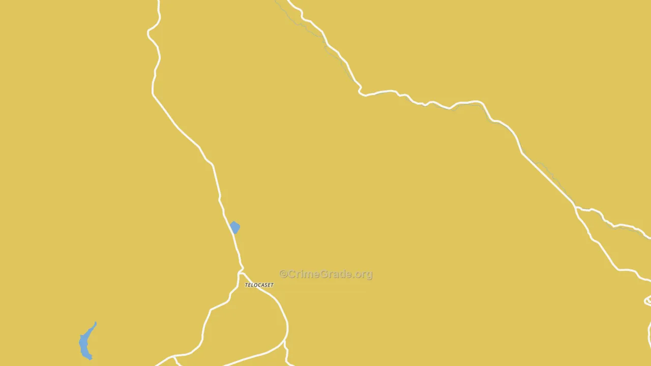 Telocaset, OR Map of Assault Rates