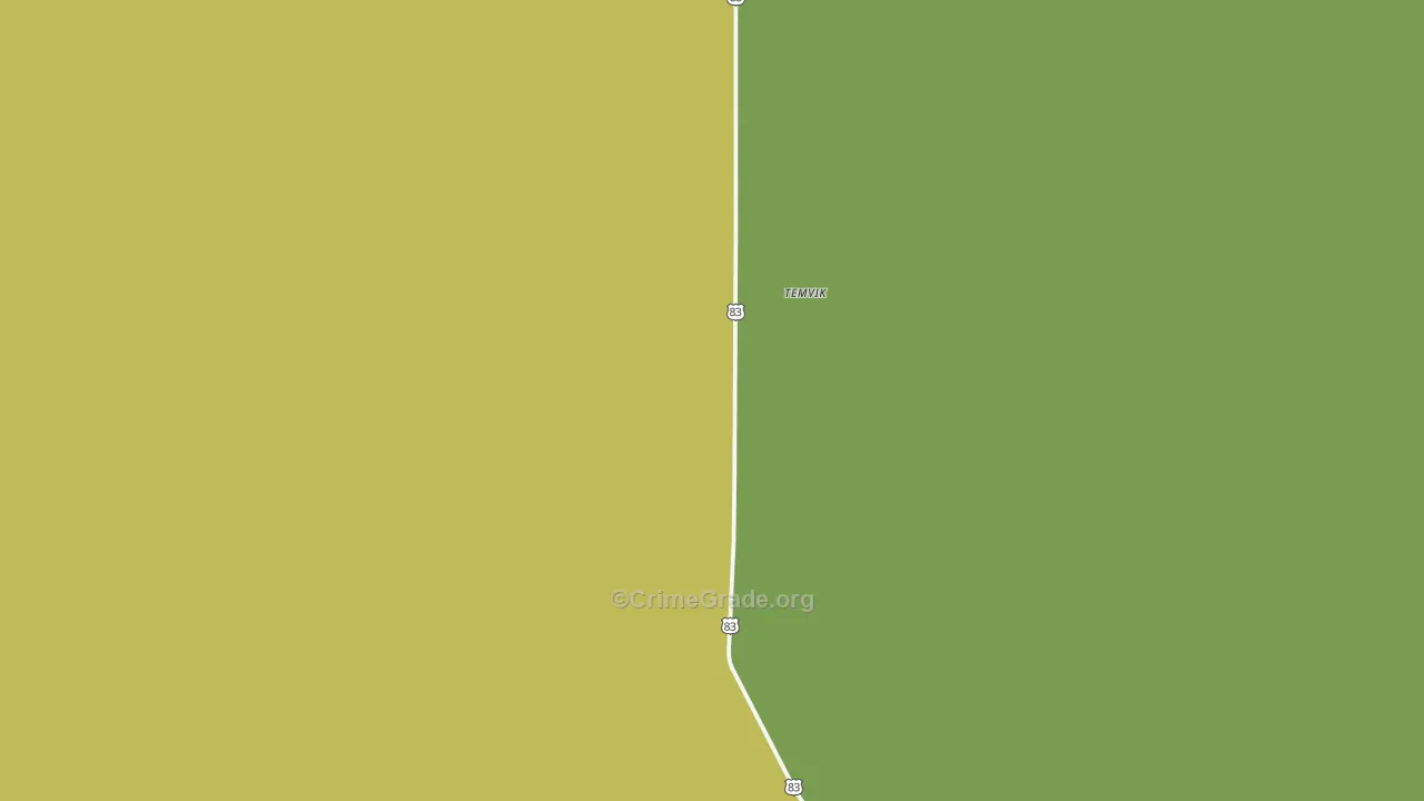 Temvik, ND Map of Assault Rates
