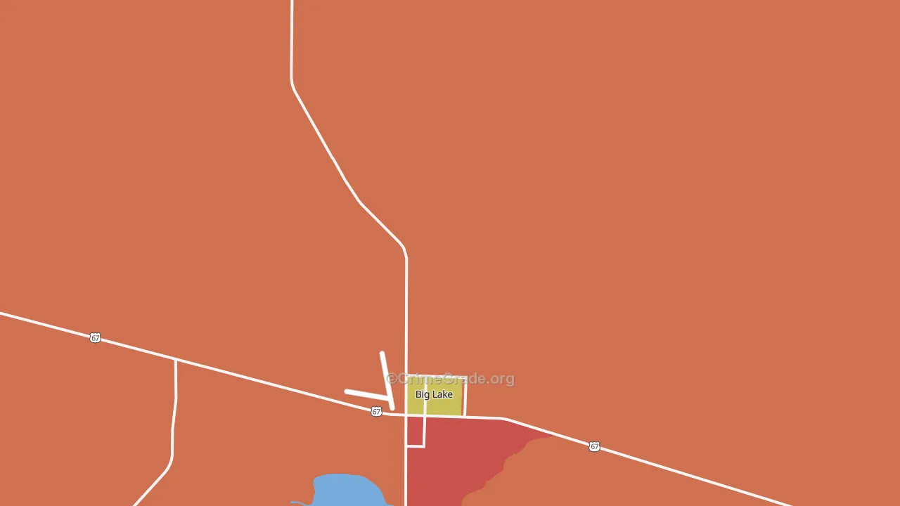 Texon, TX Map of Assault Rates