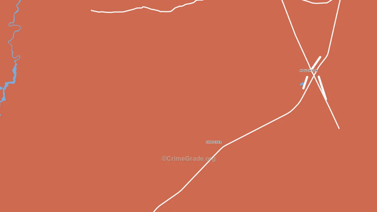 Thatcher, CO Map of Assault Rates