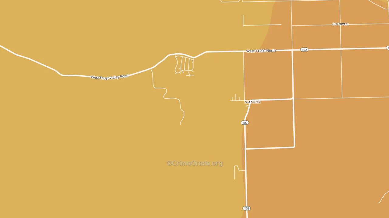 Thatcher, UT Map of Assault Rates