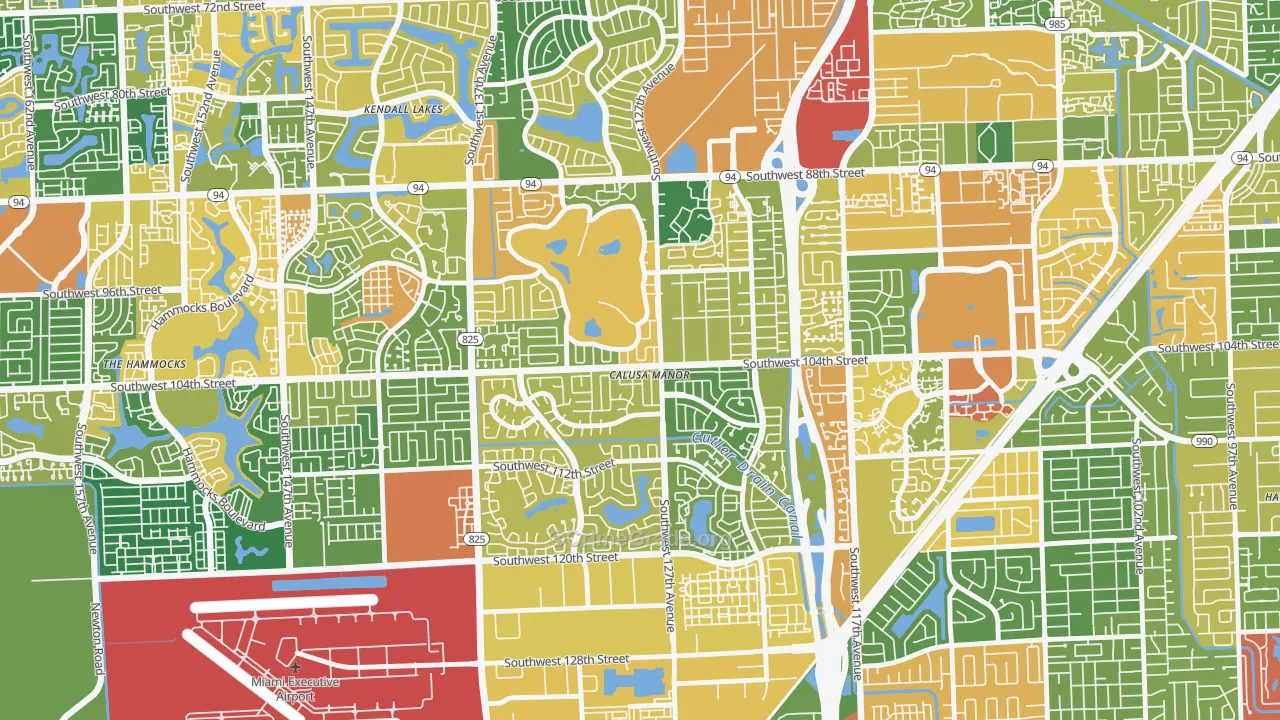 The Crossings, FL Map of Assault Rates