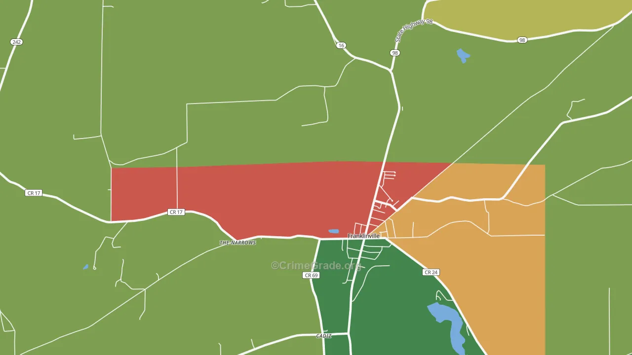 The Narrows, NY Map of Assault Rates
