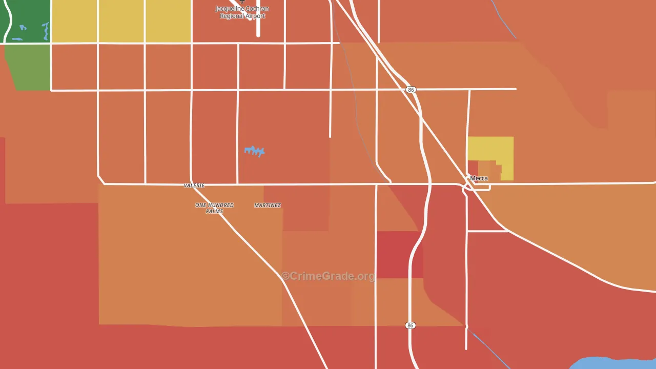 Thermal, CA Map of Assault Rates