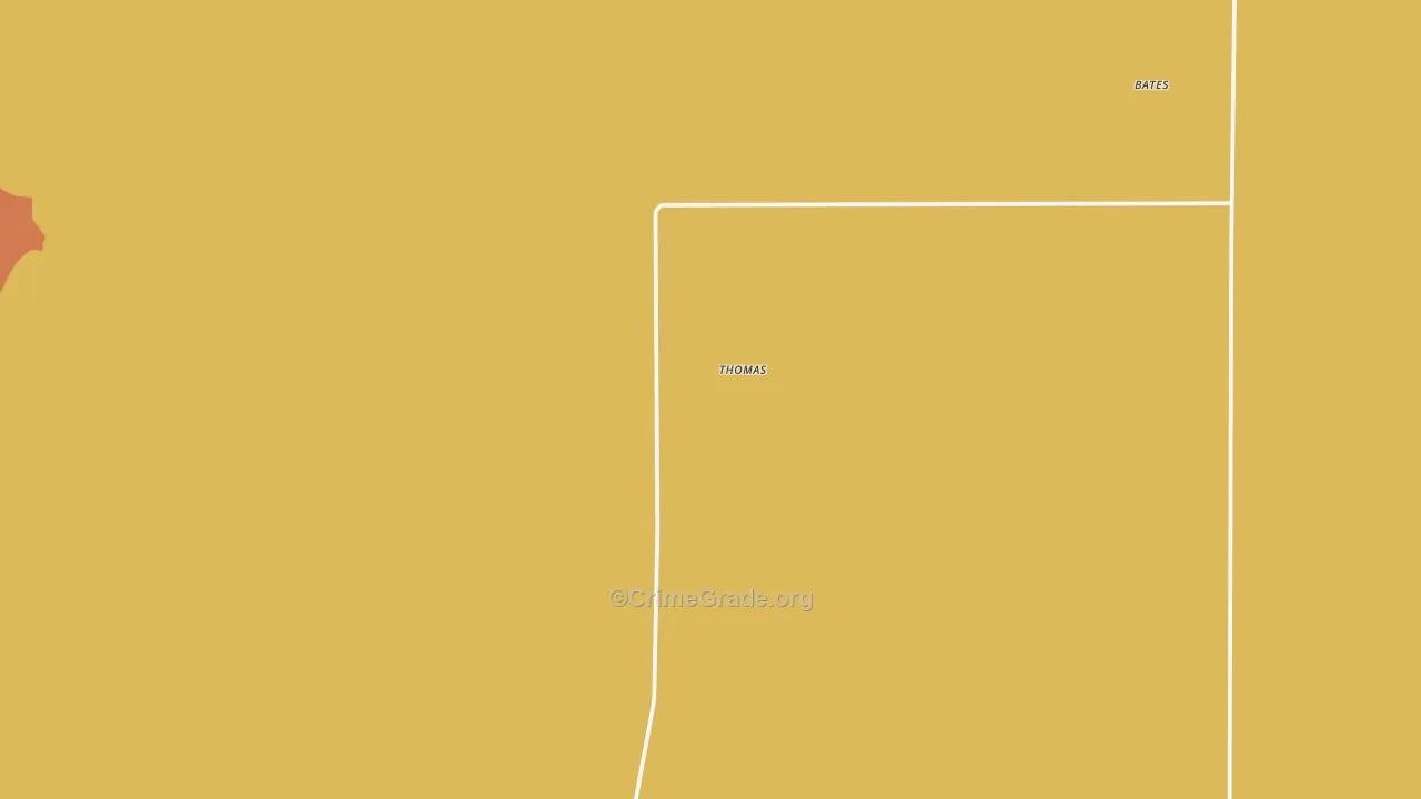 Thomas, NM Map of Assault Rates