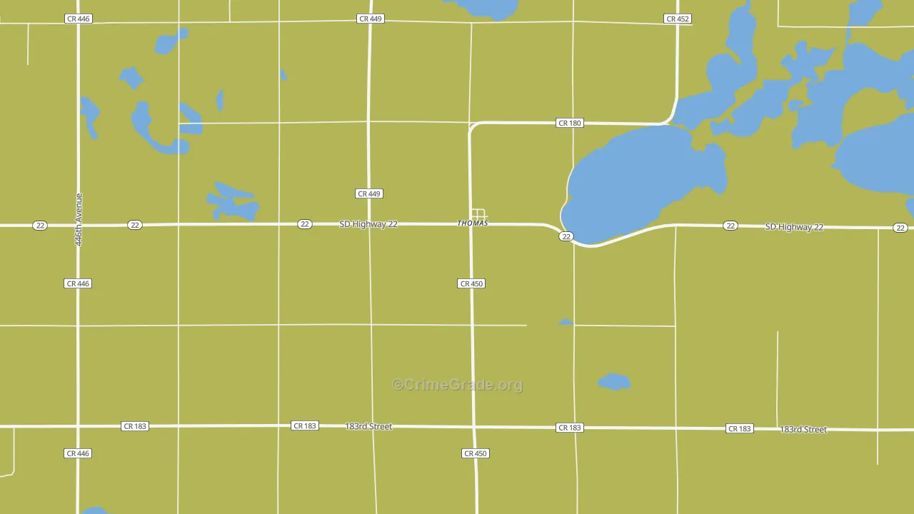 Thomas, SD Map of Assault Rates
