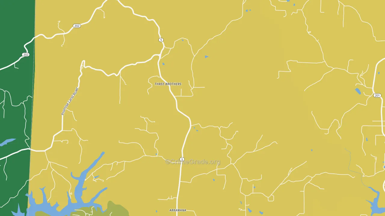 Three Brothers, AR Map of Assault Rates
