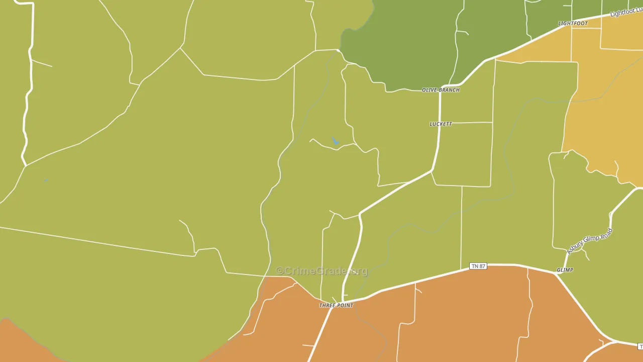 Three Point, TN Map of Assault Rates