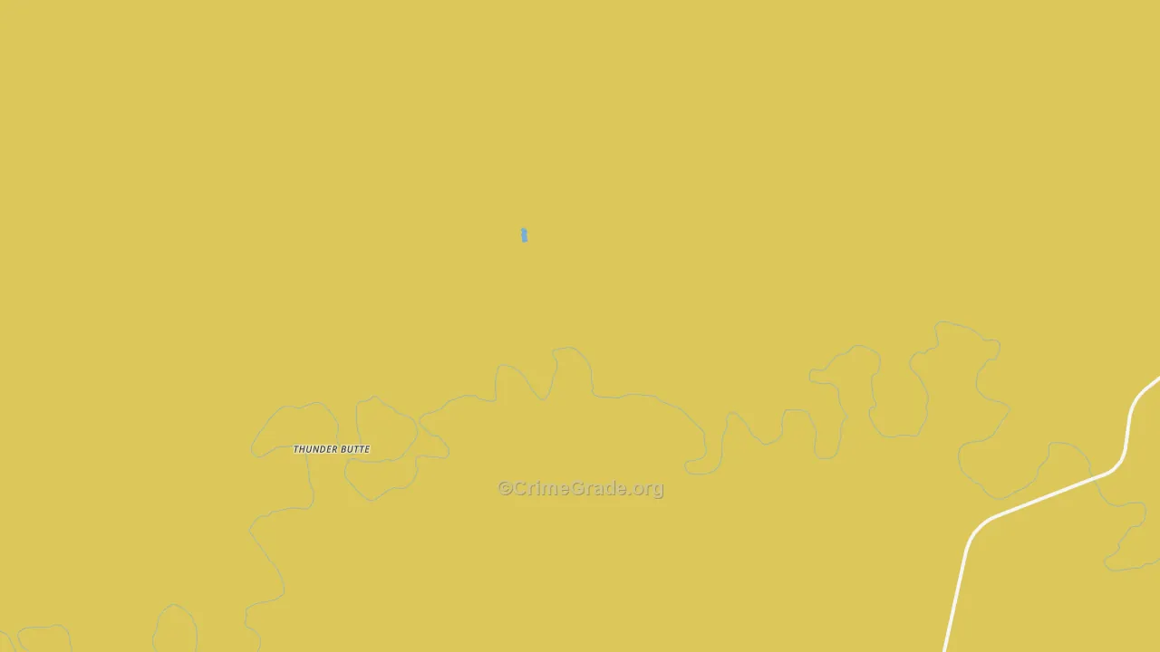 Thunder Butte, SD Map of Assault Rates