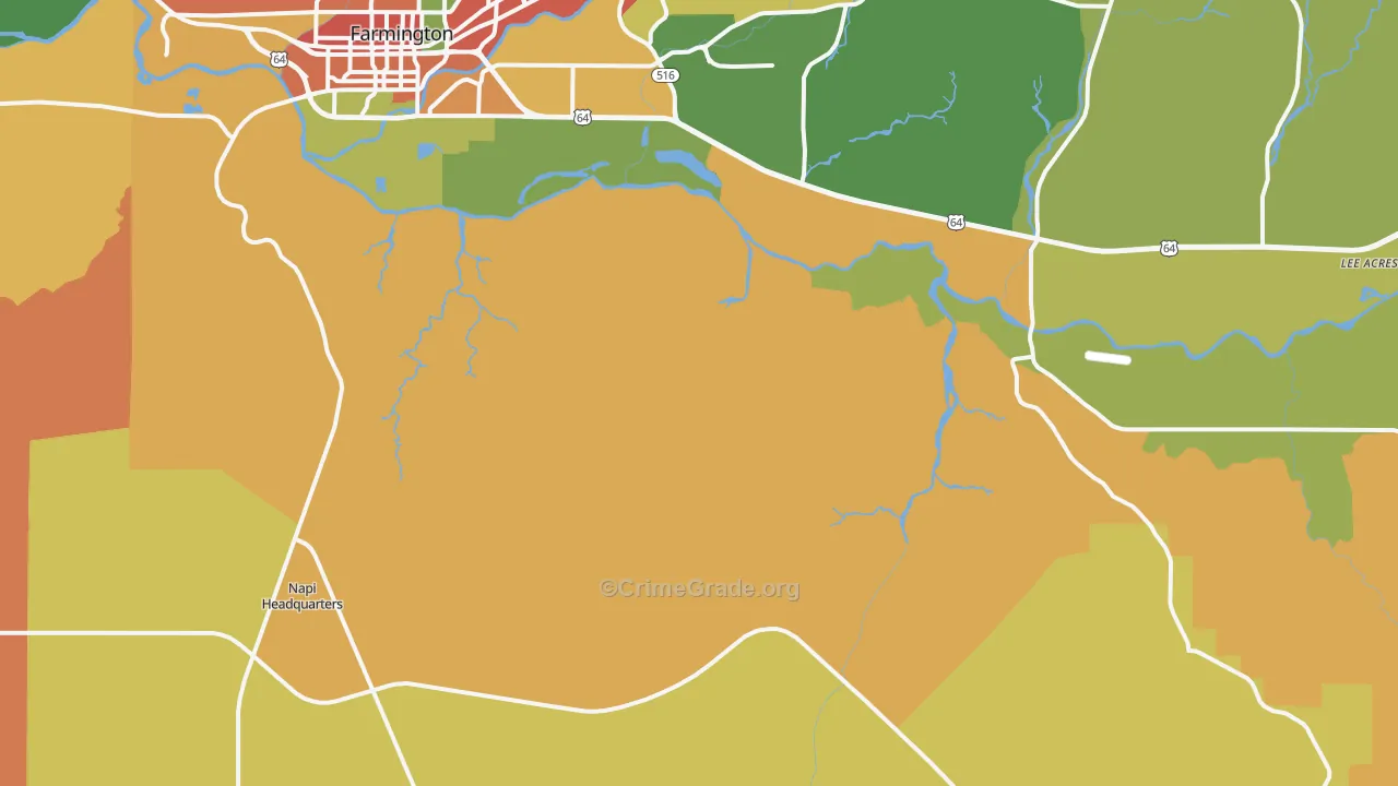 Tinian, NM Map of Assault Rates
