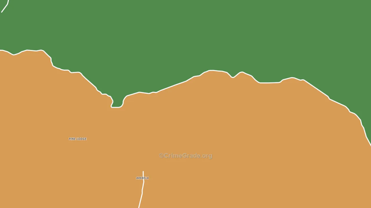 Tinnie, NM Map of Assault Rates