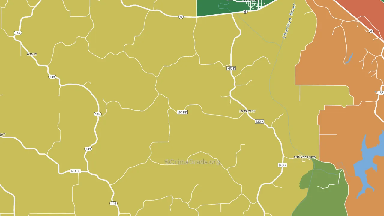 Tipperary, MO Map of Assault Rates