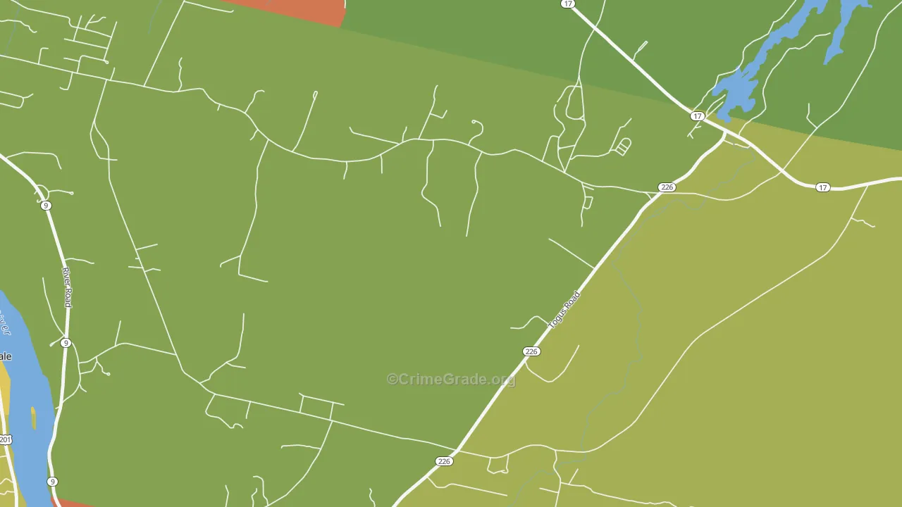 Togus, ME Map of Assault Rates