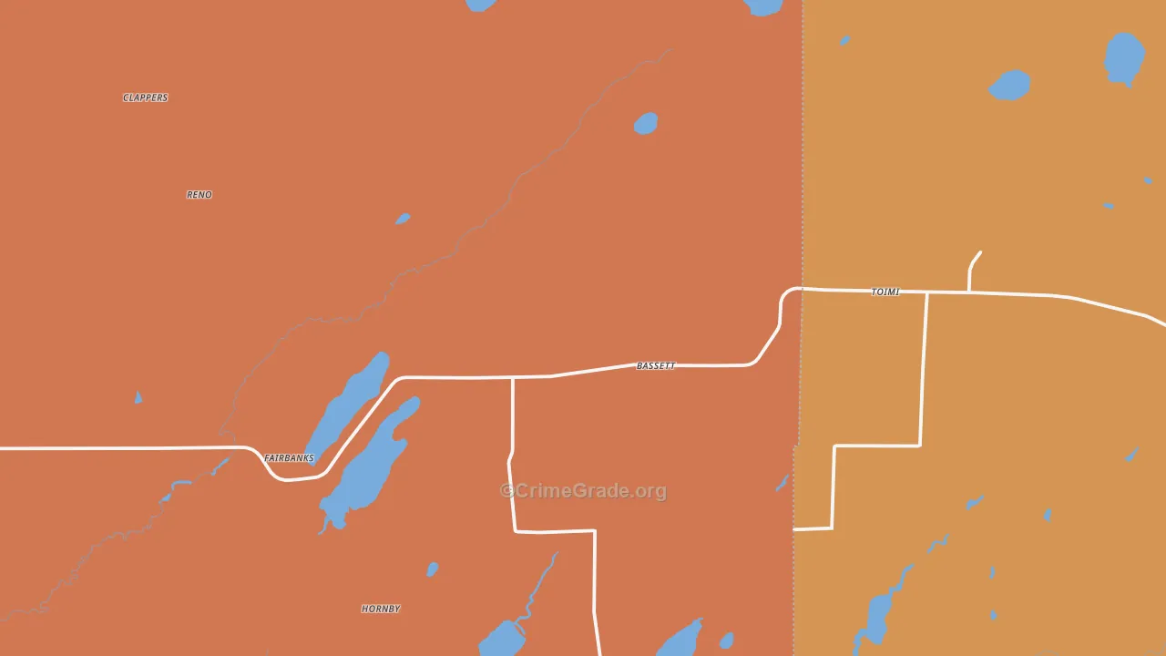 Toimi, MN Map of Assault Rates