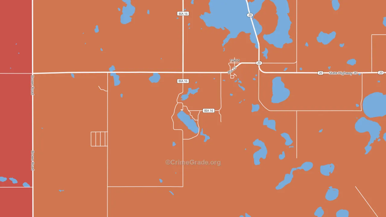 Tokio, ND Map of Assault Rates