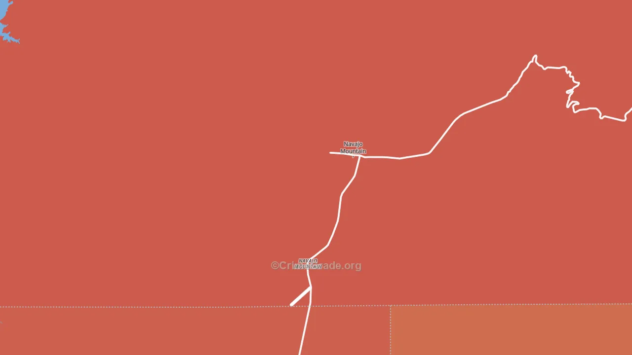 Tonalea, UT Map of Assault Rates