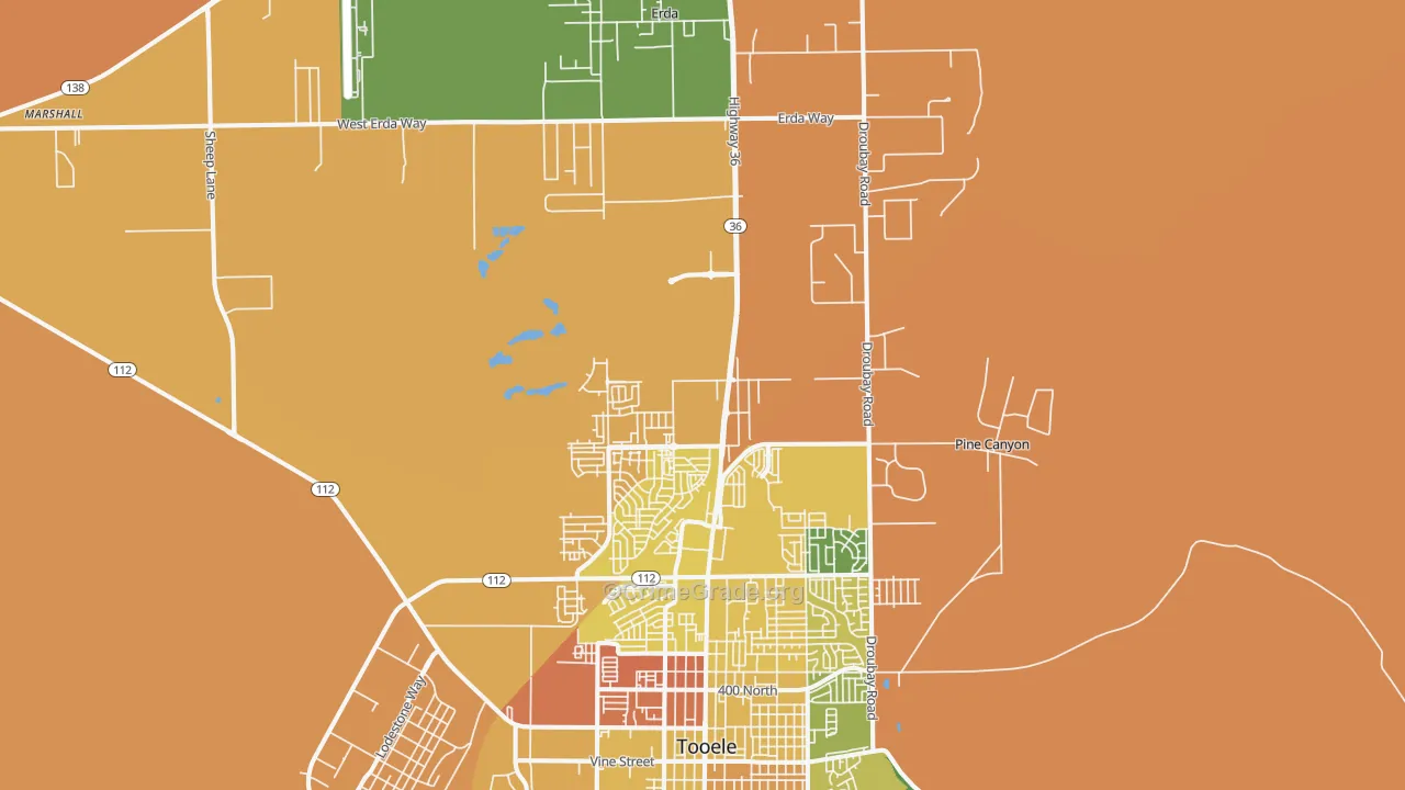 Tooele, UT Map of Assault Rates