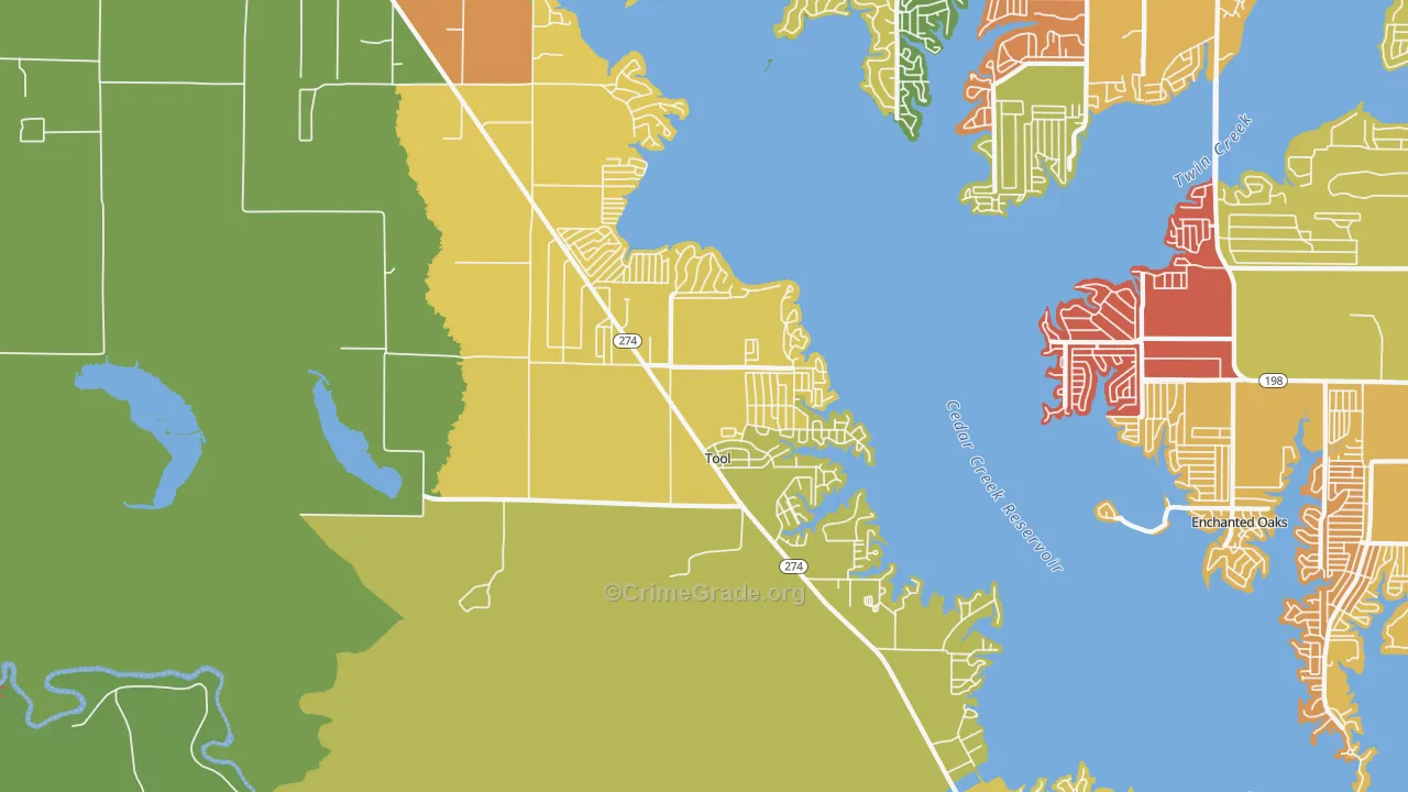 Tool, TX Map of Assault Rates